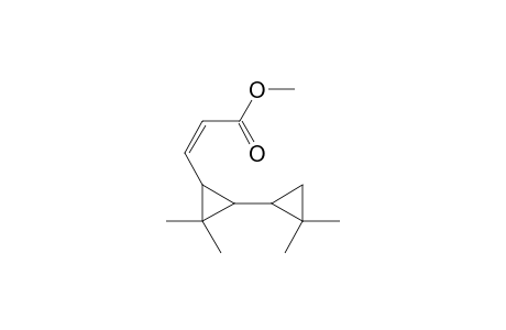 (Z)-3-[3-(2,2-dimethylcyclopropl)-2,2-dimethylcyclopropyl]propenoicacid-methylester