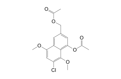(4-acetoxy-6-chloro-5,8-dimethoxy-2-naphthyl)methyl acetate