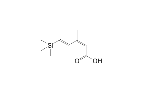 (2Z,4E)-3-methyl-5-trimethylsilyl-penta-2,4-dienoic acid