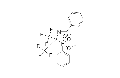 5-PHENYL-3,3-BIS-(TRIFLUOROMETHYL)-2,2-DIMETHOXY-2-PHENYL-DELTA-4-1,4,2-LAMBDA-5-OXAZAPHOSPHOLINE