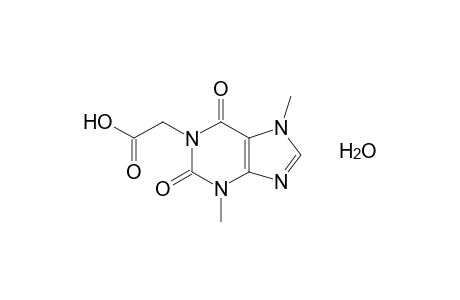 3,6-dihydro-3,7-dimethyl-2,6-dioxopurine-1(2H)-acetic acid, monohydrate