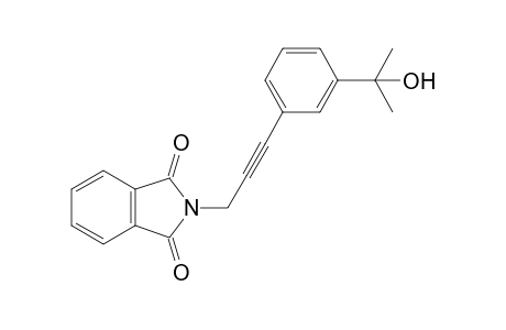 2-{3-[3-(1-Hydroxy-1-methyl-ethyl)-phenyl]-prop-2-ynyl}-isoindole-1,3-dione