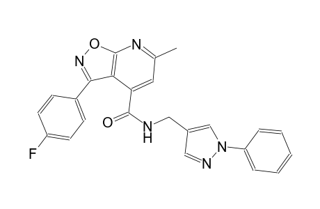 isoxazolo[5,4-b]pyridine-4-carboxamide, 3-(4-fluorophenyl)-6-methyl-N-[(1-phenyl-1H-pyrazol-4-yl)methyl]-