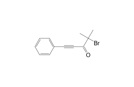 4-Bromo-4-methyl-1-phenylpent-1-yn-3-one