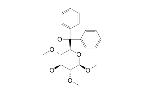METHYL-2,3,4-TRI-O-METHYL-6,6-DI-C-PHENYL-BETA-D-GLUCOPYRANOSIDE