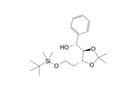 (R)-[(4R,5R)-5-[2-[tert-butyl(dimethyl)silyl]oxyethyl]-2,2-dimethyl-1,3-dioxolan-4-yl]-phenyl-methanol