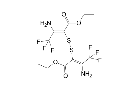 Ethyl 3-amino-4,4,4-trifluoro-2-thia-2-butenoate dimer