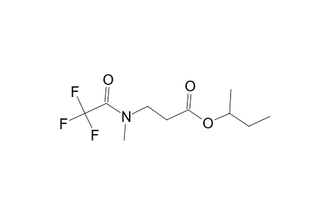 .beta.-Alanine, N-methyl-N-(trifluoroacetyl)-, 1-methylpropyl ester, (S)-