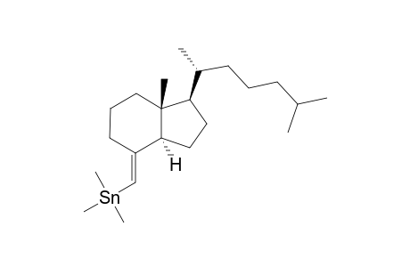 6-Methyl-7-(6-methylhept-2-yl)-2-[(trimethylstannyl)methylene]bicyclo[4.3.0]nonane