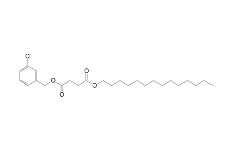 Succinic acid, 3-chlorobenzyl tetradecyl ester