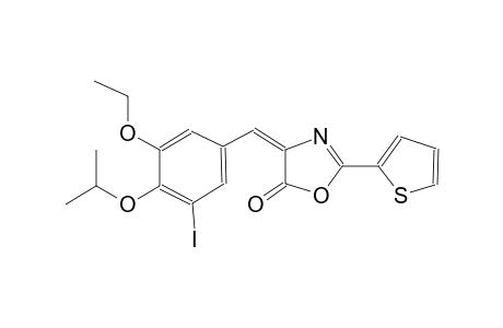 (4E)-4-(3-ethoxy-5-iodo-4-isopropoxybenzylidene)-2-(2-thienyl)-1,3-oxazol-5(4H)-one