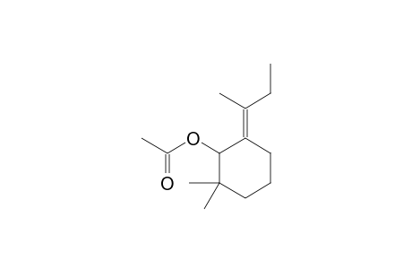 (E)-6,6-Dimethyl-2-(methylpropylidene)cyclohexyl acetate