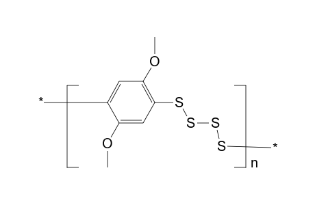 Poly[1,4-(2,5-dimethoxyphenylene)-tetrasulfidE]