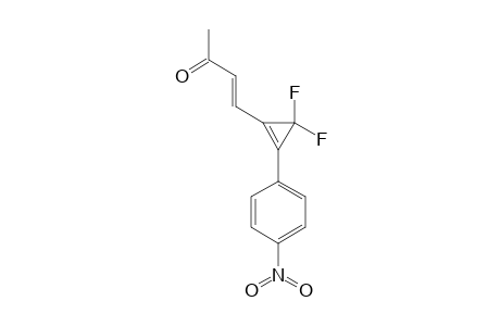 (E)-4-[3,3-difluoro-2-(4-nitrophenyl)-1-cyclopropenyl]but-3-en-2-one