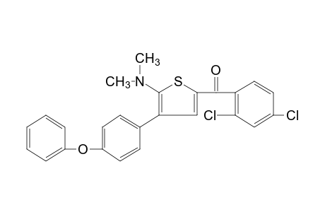2,4-DICHLOROPHENYL 5-(DIMETHYLAMINO)-4-(p-PHENOXYPHENYL)-2-THIENYL KETONE