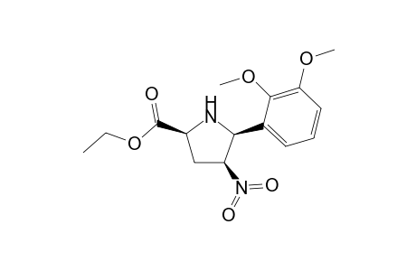 Ethyl 4-nitro-5-(2,3-dimethoxyphenyl)pyrrolidine-2-carboxylate