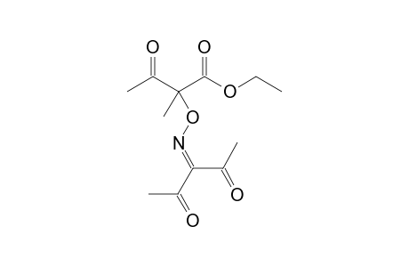 Ethyl 2-(2,4-dioxopentan-3-ylideneaminooxy)-2-methyl-3-oxobutanoate