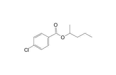 4-Chlorobenzoic acid, 2-pentyl ester