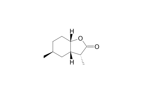 (-)-(3R,3aS,5S,7aS)-cis-Hexahydro-3,5-dimethyl-2(3H)-benzofuranone