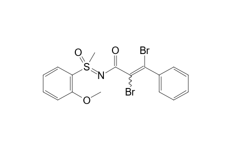 2,3-Dibromo-N-[(2-methoxyphenyl)(methyl)(oxo)-lamda6-sulfaneylidene]-3-phenylacrylamide