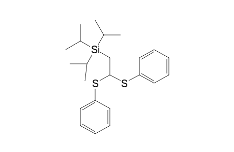 2,2-bis(phenylsulfanyl)ethyl-triisopropyl-silane