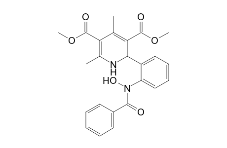 Dimethyl 1,2-dihydro-4,6-dimethyl-2-[2'-(N-benzoylhydroxylamino)phenyl]-pyridine-3,5-dicarboxylate