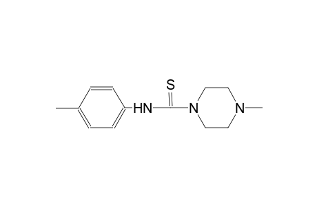 4-methyl-N-(4-methylphenyl)-1-piperazinecarbothioamide