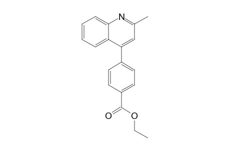 4-(2-Methylquino-4-yl)benzoic acid ethyl ester