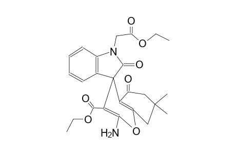 ethyl (4S)-2-amino-1'-(2-ethoxy-2-oxoethyl)-7,7-dimethyl-2',5-dioxospiro[6,8-dihydrochromene-4,3'-indole]-3-carboxylate ethyl (4S)-2-amino-1'-(2-ethoxy-2-oxo-ethyl)-7,7-dimethyl-2',5-dioxo-spiro[6,8-dihydrochromene-4,3'-indoline]-3-carboxylate (4S)-2-amino-1'-(2-ethoxy-2-oxoethyl)-7,7-dimethyl-2',5-dioxo-3-spiro[6,8-dihydrochromene-4,3'-indoline]carboxylic acid ethyl ester (4S)-2-amino-1'-(2-ethoxy-2-keto-ethyl)-2',5-diketo-7,7-dimethyl-spiro[6,8-dihydrochromene-4,3'-indoline]-3-carboxylic acid ethyl ester ethyl (4S)-2-amino-1'-(2-ethoxy-2-oxo-ethyl)-7,7-dimethyl-2',5-dioxo-spiro[6,8-dihydrochromene-4,3'-indole]-3-carboxylate