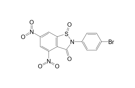 2-(4-bromophenyl)-1-keto-4,6-dinitro-1,2-benzothiazol-3-one