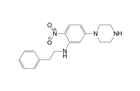 N-[2-Nitro-5-(1-piperazinyl)phenyl]-N-(2-phenylethyl)amine