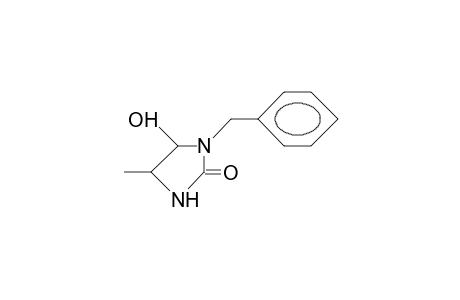 cis-3-Benzyl-5-methyl-4-hydroxy-2-imidazolidinone