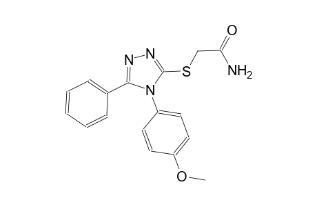 2-{[4-(4-methoxyphenyl)-5-phenyl-4H-1,2,4-triazol-3-yl]sulfanyl}acetamide
