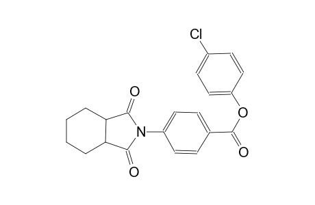 benzoic acid, 4-(octahydro-1,3-dioxo-2H-isoindol-2-yl)-, 4-chlorophenyl ester