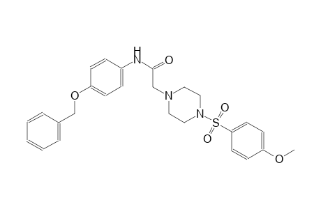 1-piperazineacetamide, 4-[(4-methoxyphenyl)sulfonyl]-N-[4-(phenylmethoxy)phenyl]-