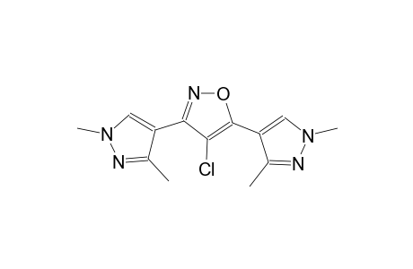 4-chloro-3,5-bis(1,3-dimethyl-1H-pyrazol-4-yl)isoxazole