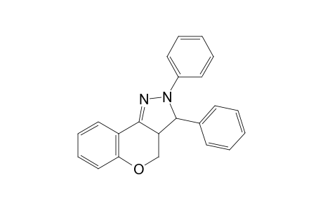 2,3-diphenyl-2,3,,3a,4-tetrahydro[1]benzopyrano[4,3-c]pyrazole