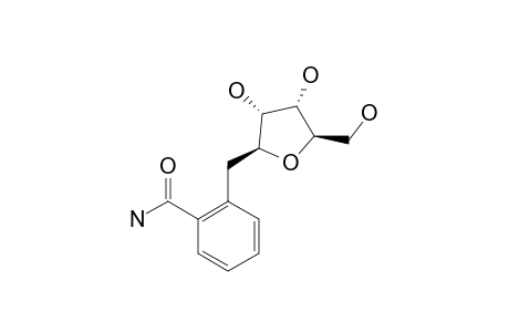 1-BETA-(2-CARBAMOYLBENZYL)-1-DEOXY-D-RIBOFURANOSIDE