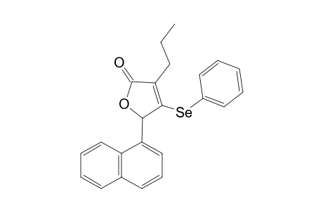 3-Propyl-5-(1'-naphthyl)-4-phenylselanyl-5H-furan-2-one