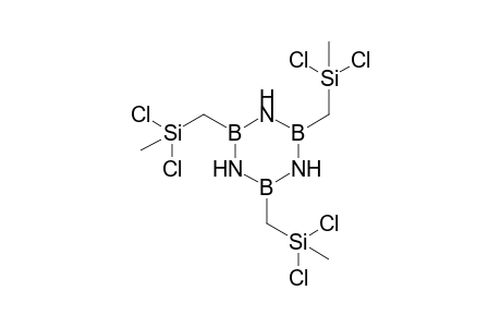 2,4,6-tris((dichloro(methyl)silyl)methyl)-1,3,5,2,4,6-triazatriborinane