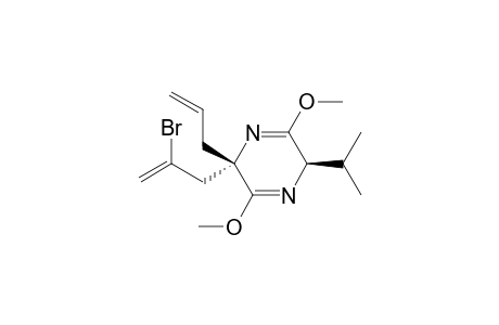 (2R,5S)-5-(2-bromanylprop-2-enyl)-3,6-dimethoxy-2-propan-2-yl-5-prop-2-enyl-2H-pyrazine