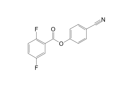 2,5-Difluorobenzoic acid, 4-cyanophenyl ester