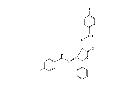 5-PHENYL-2,3,4(5H)-FURANTRIONE, 3,4-BIS[(p-IODOPHENYL)HYDRAZONE]