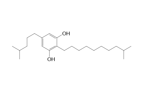 1,3-Benzenediol, 2-(9-methyldecyl)-5-(4-methylpentyl)-