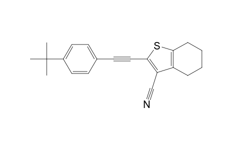 2-((4-tert-Butylphenyl)ethynyl)-4,5,6,7-tetrahydrobenzo[b]thiophene-3-carbonitrile
