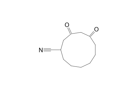 Cycloundecanecarbonitrile, 3,5-dioxo-