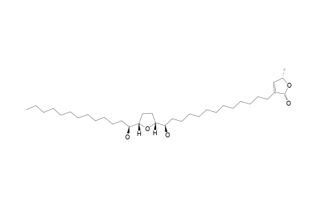 (5S)-3-[(13R)-13-hydroxy-13-[(2R,5S)-5-[(1S)-1-hydroxytridecyl]oxolan-2-yl]tridecyl]-5-methyl-5H-furan-2-one