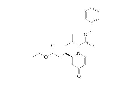 N-[(S)-1-(BENZYLOXYCARBONYL)-2-METHYLPROPYL]-(6S)-6-[2-(ETHOXYCARBONYL)-ETHYL]-2,3-DIDEHYDROPIPERIDIN-4-ONE