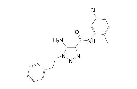 1H-1,2,3-triazole-4-carboxamide, 5-amino-N-(5-chloro-2-methylphenyl)-1-(2-phenylethyl)-