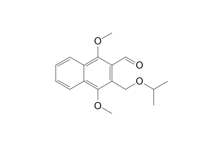 3-(Isopropoxymethyl)-1,4-dimethoxynaphthalene-2-carbaldehyde